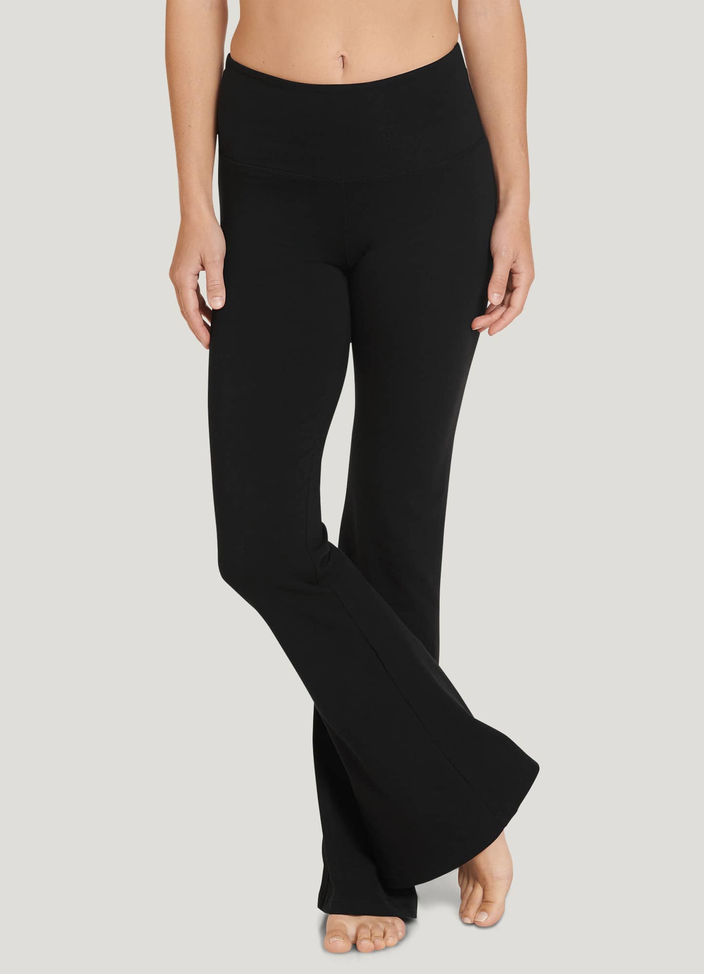 Jockey® Cotton Stretch Slim Yoga Flare Pant