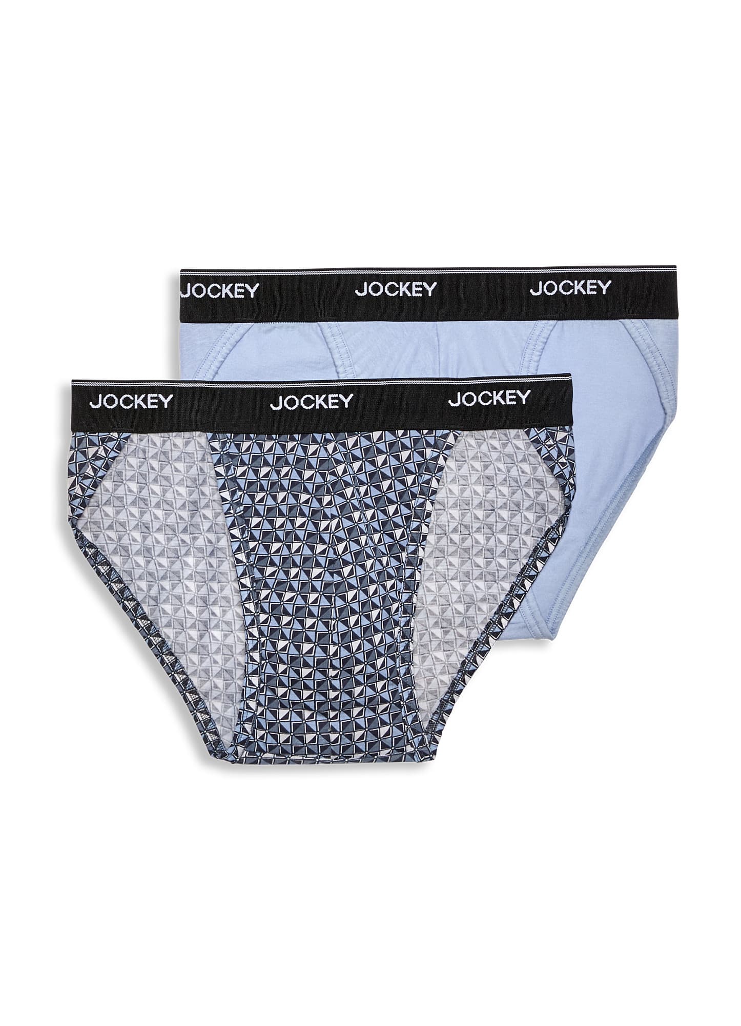 Jockey Elance Mens String Bikini 2 Pack 100% Cotton White Small 28-30 Two  Pack 