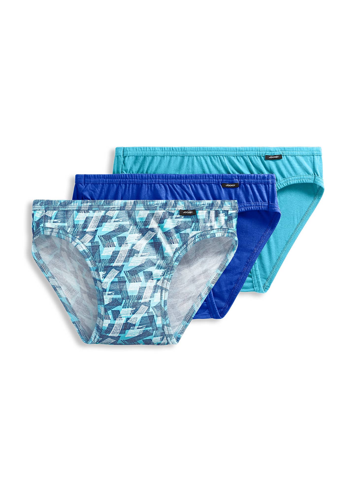Jockey Underwear, Elance Bikini 3-pack in Blue