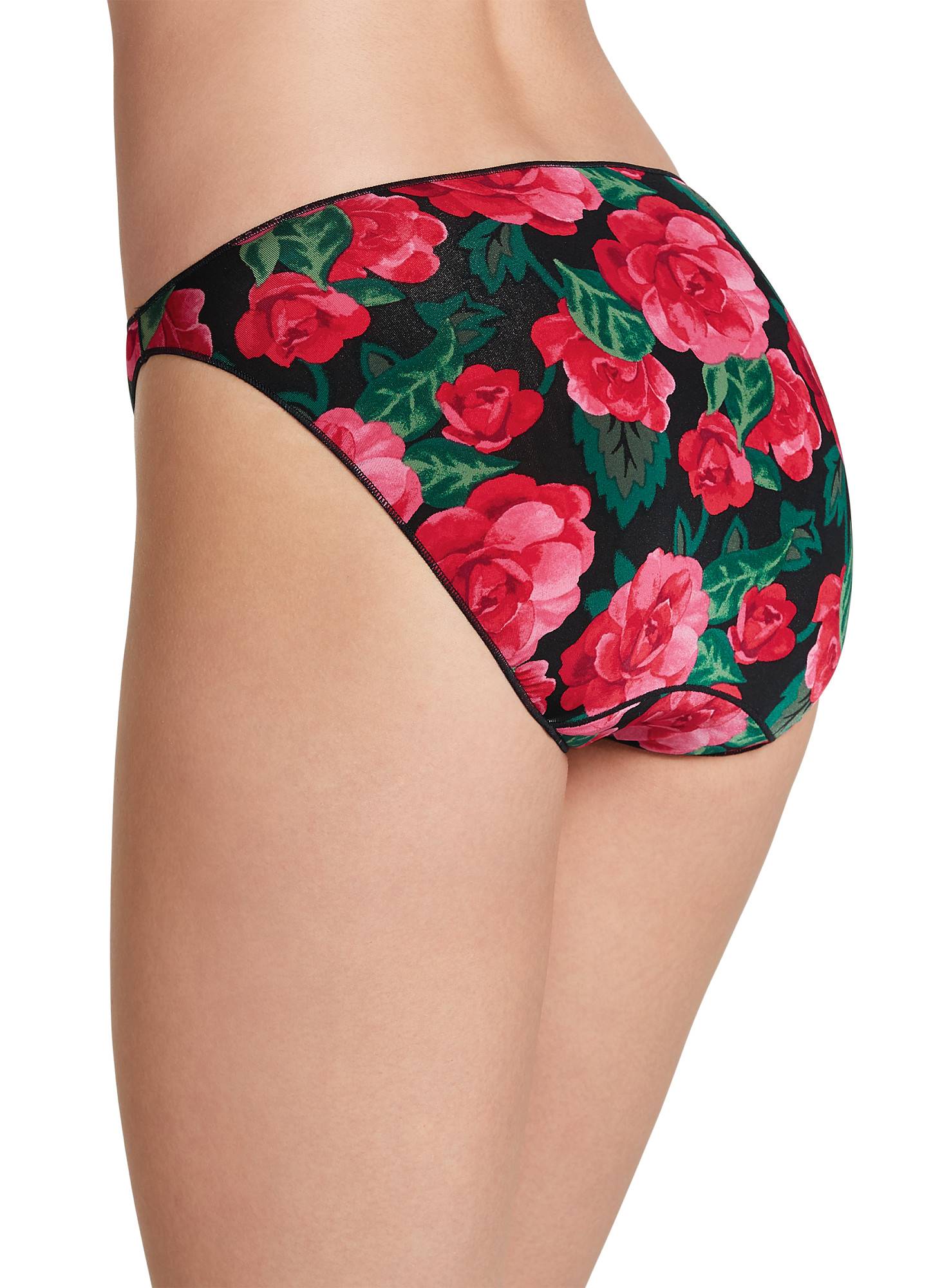 Jockey Women's No Panty Line Promise Tactel String Bikini 5 Green Floral :  Target