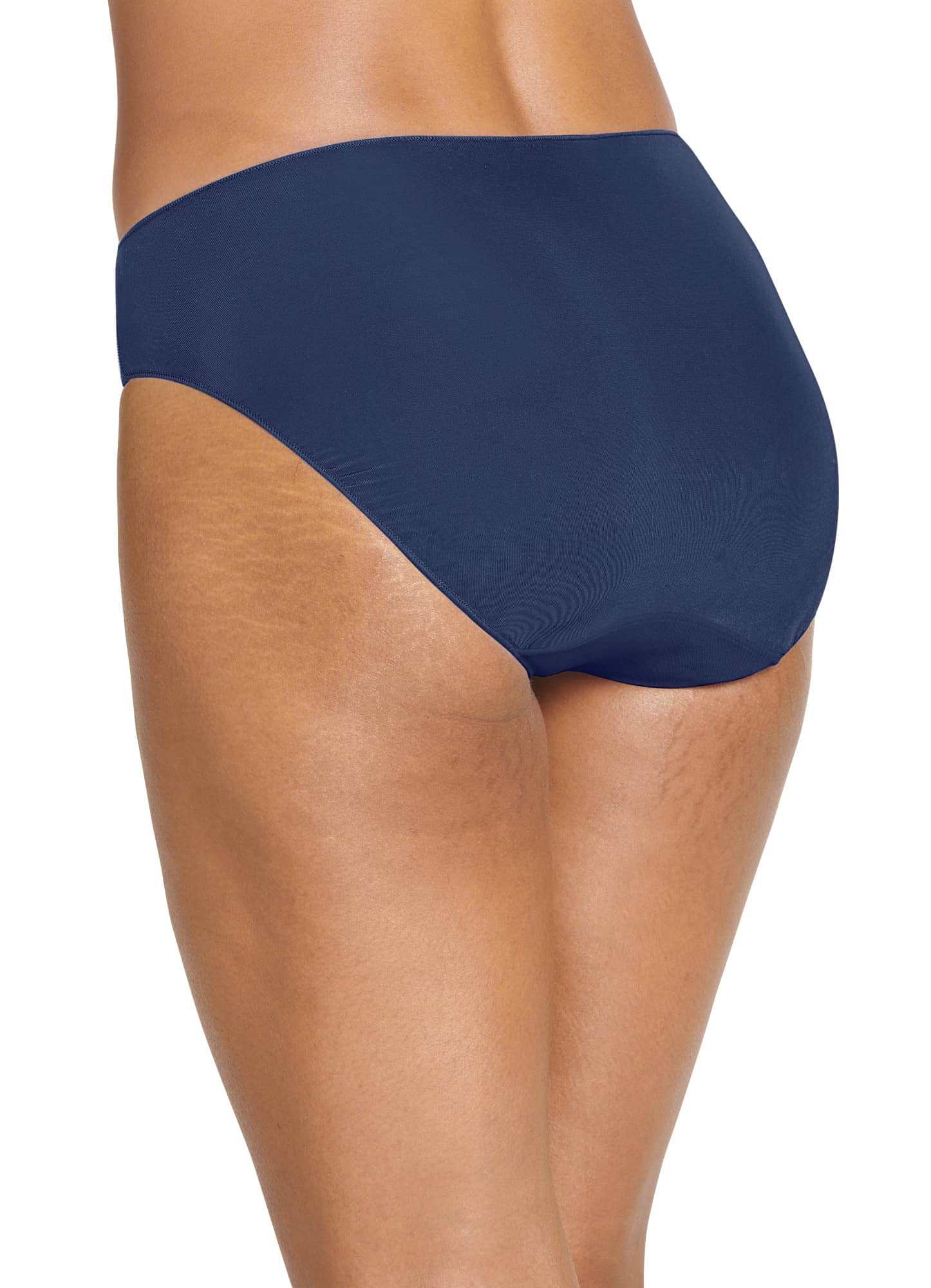 2 Jockey No Panty Line Promise Bikini Panties 1370 Painted Stripe Size 7  for sale online
