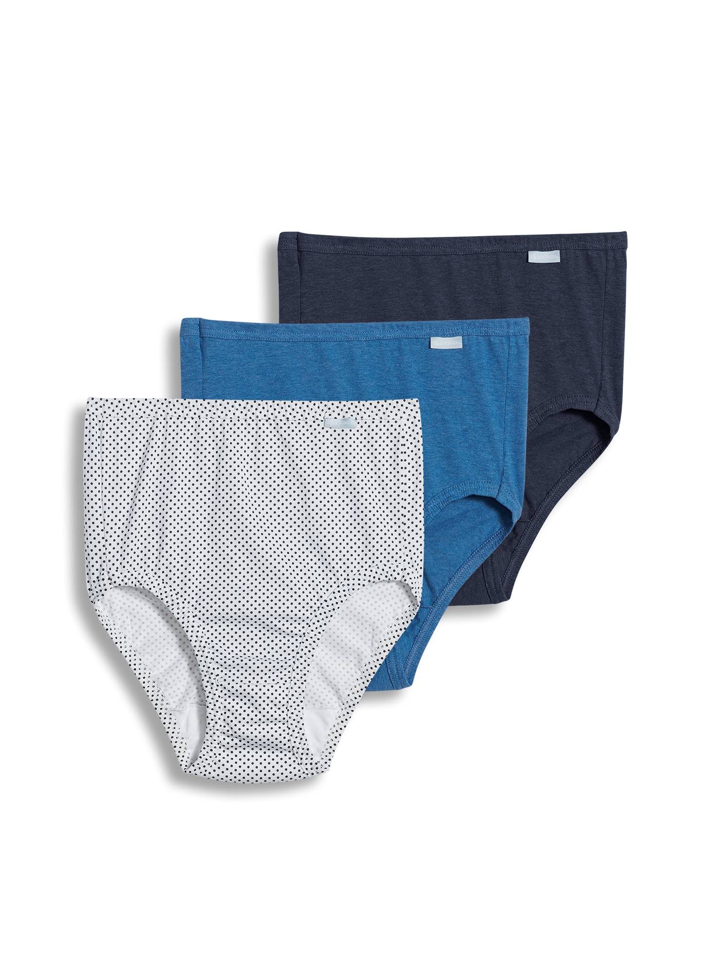 Women's Jockey 3-Pack Briefs (Jewel Teal) 100% Cotton Comfort Classic  Underwear