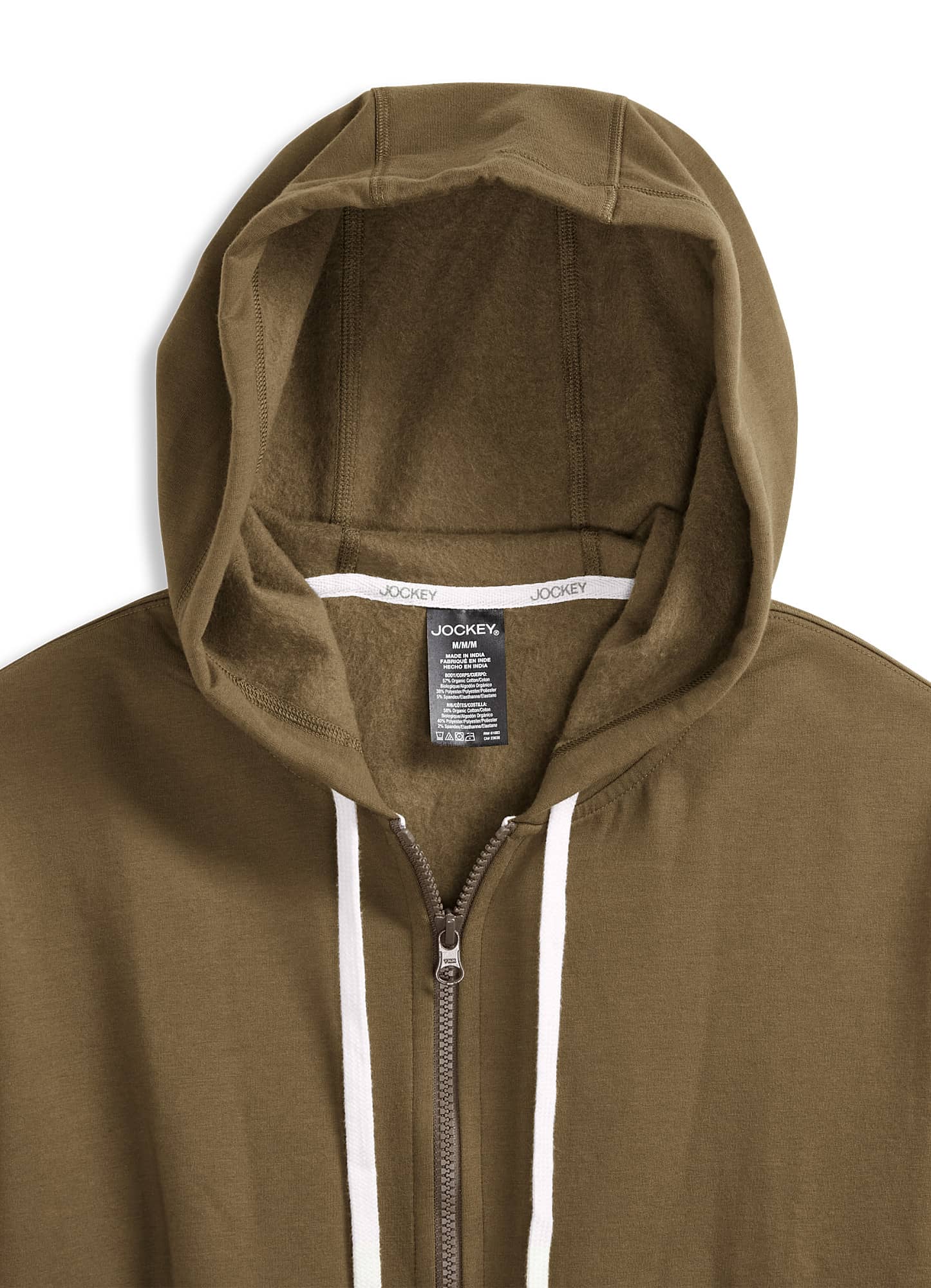 Jockey Men's Cotton Blend Fleece Full Zip Hoodie - Picture 22 of 32
