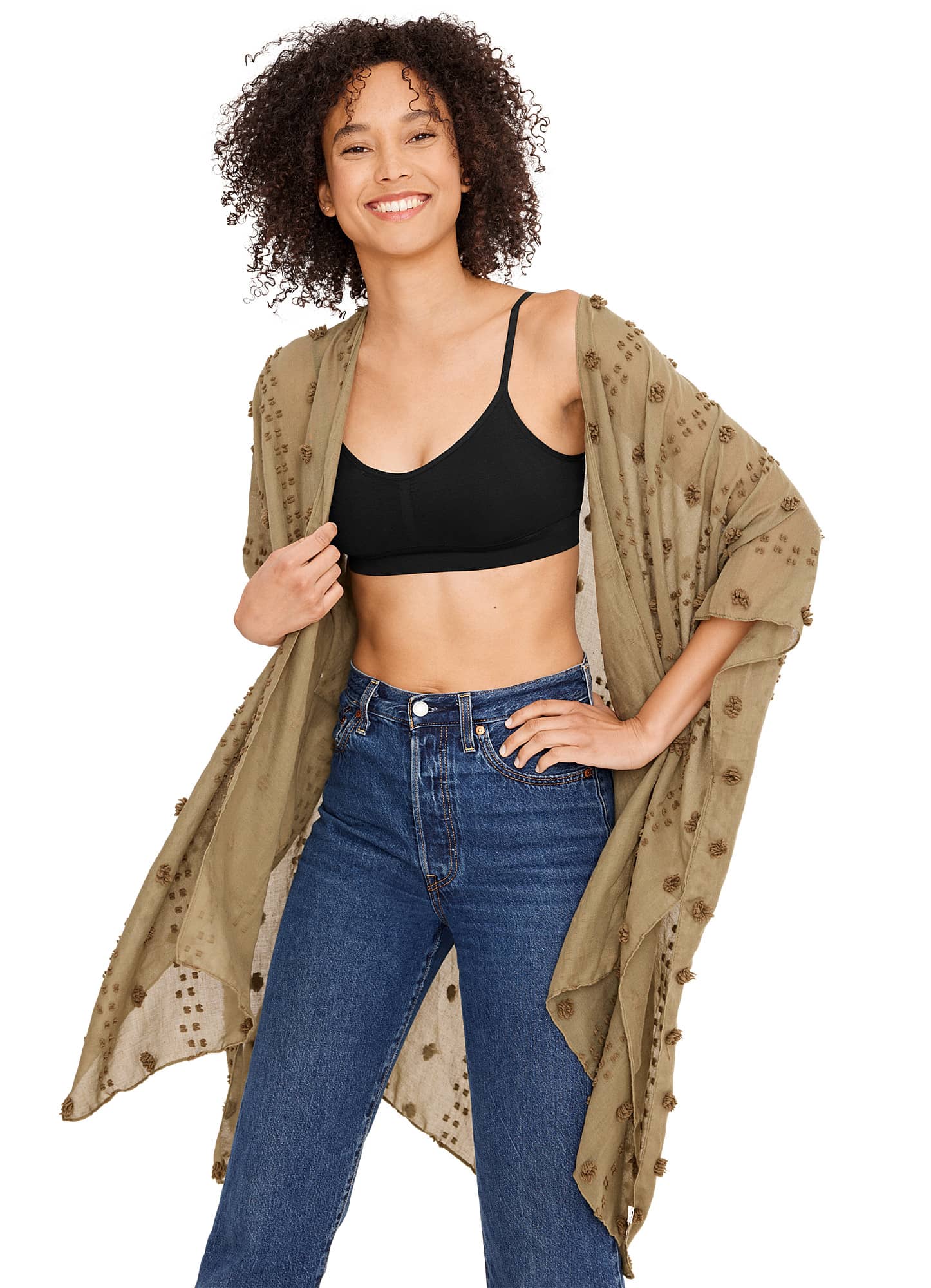 Jockey Women's Seamfree Modern Micro Stretch Cami Strap Bralette