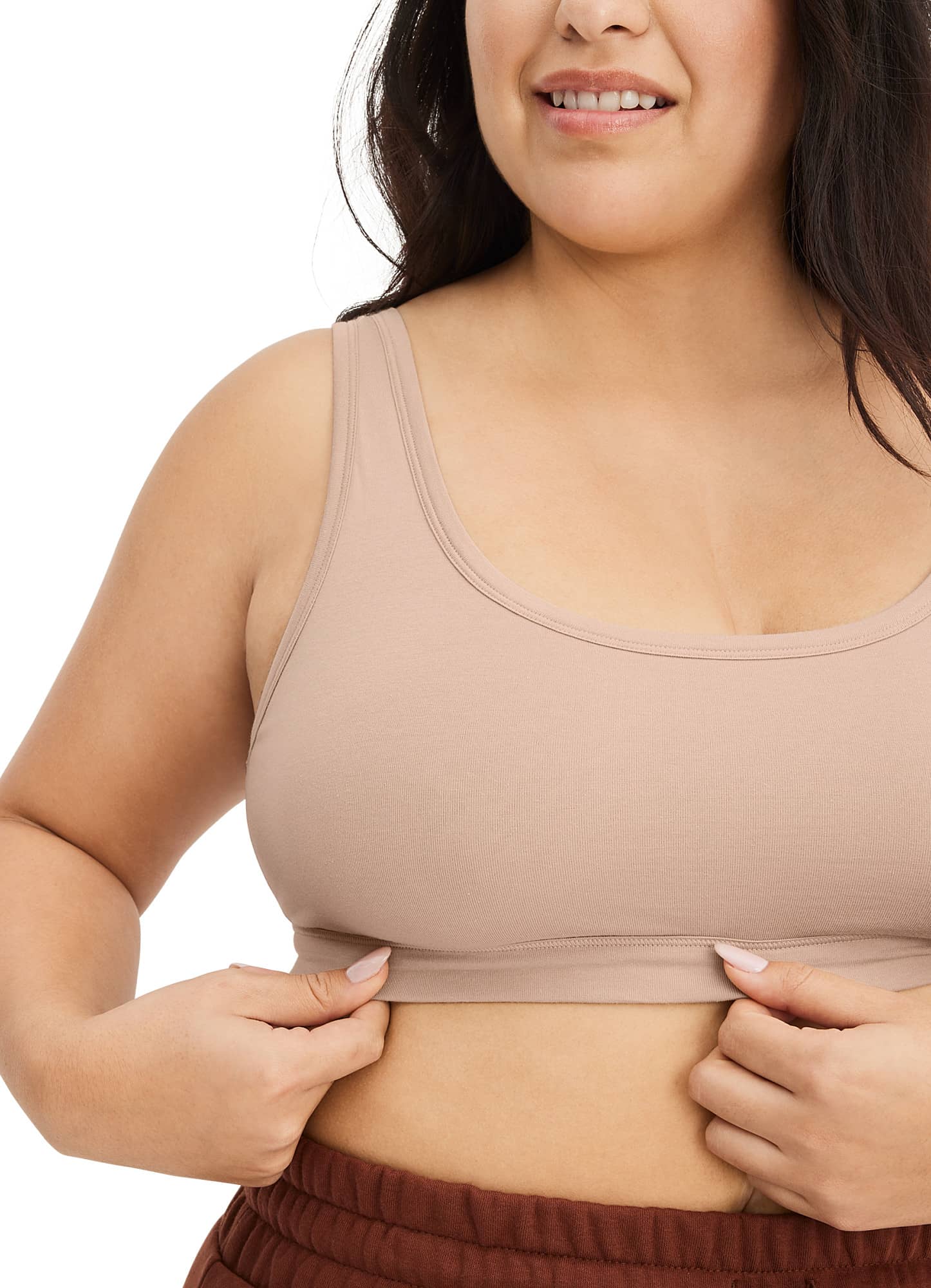 Jockey Women's Organic Cotton Stretch Tank Strap Bralette - Picture 30 of 61