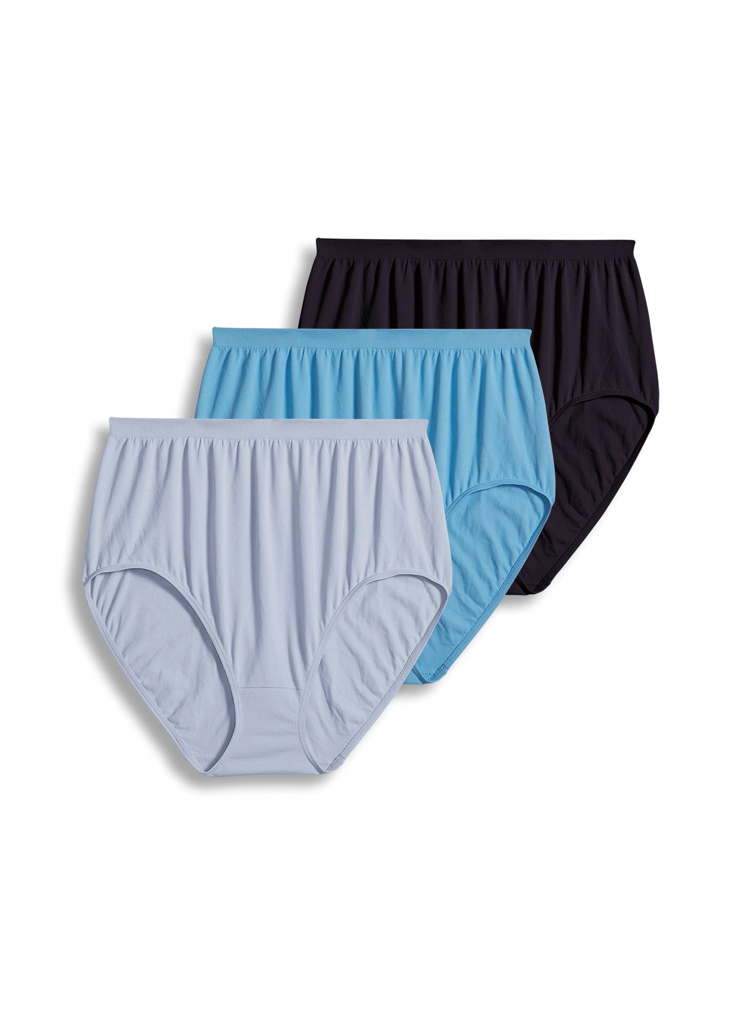 Jockey® Comfies Microfiber Briefs 3-pk. 3328  High waisted panties, Gym  shorts womens, Microfiber