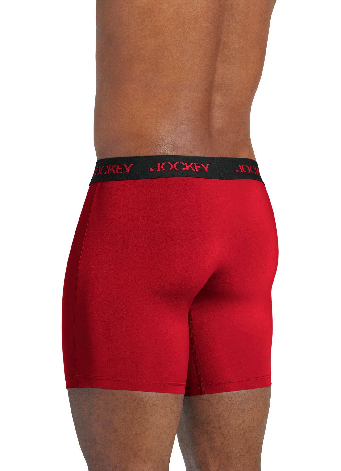 Jockey Men's Underwear Sport Microfiber 10 Midway Brief, Midnight Grey, S  at  Men's Clothing store