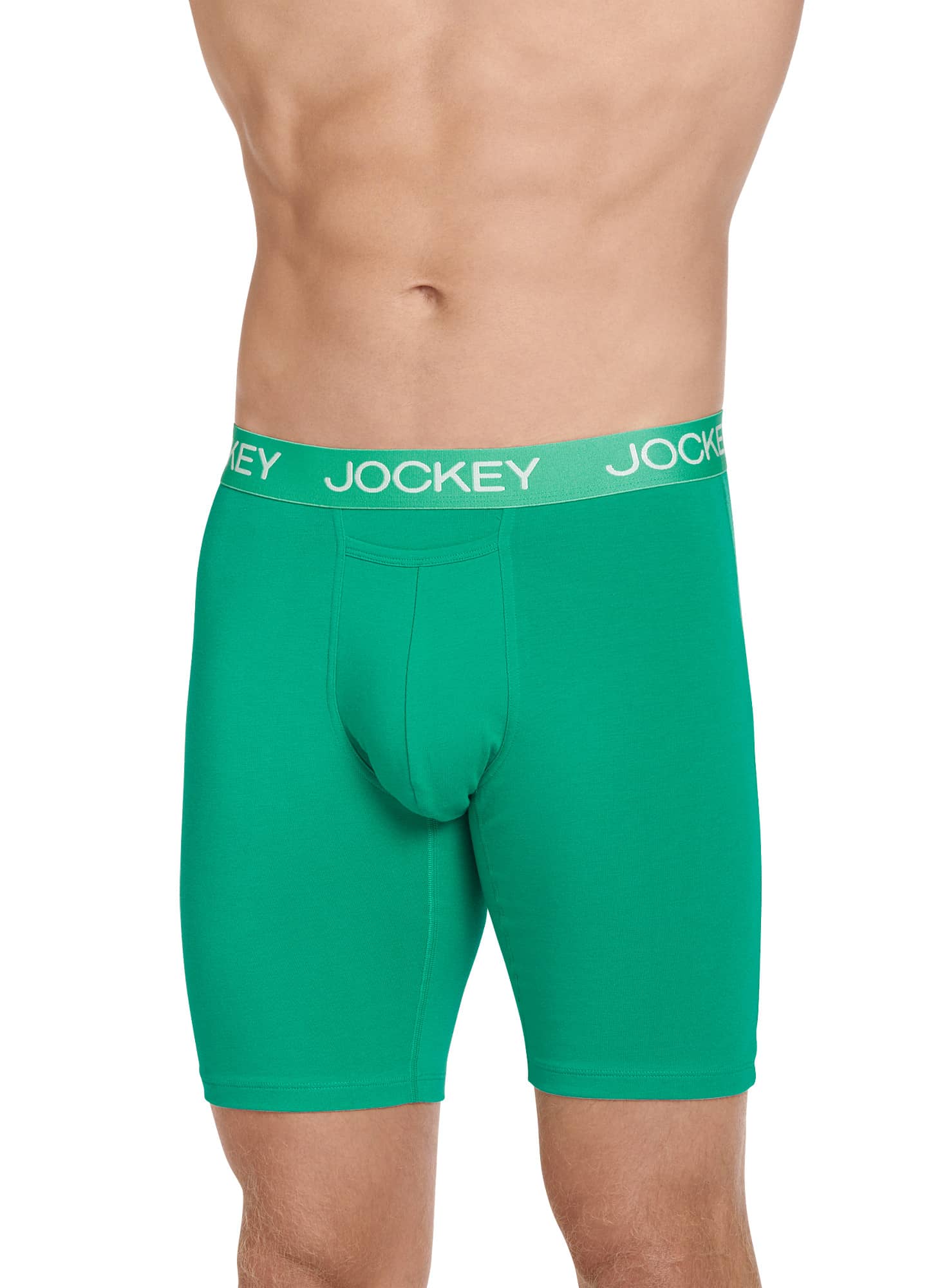 Jockey Sport® Silver Cotton Stretch 9 Long Leg Boxer Brief