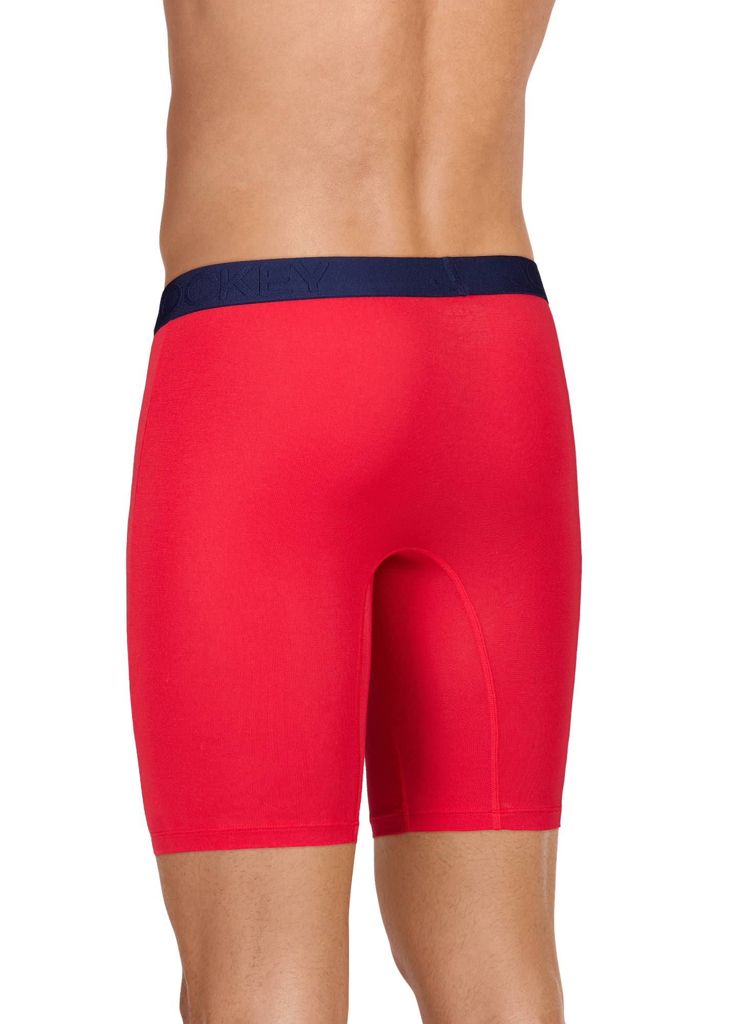 Jockey Men's Active Ultra Soft Modal 9" Long Leg Boxer Brief