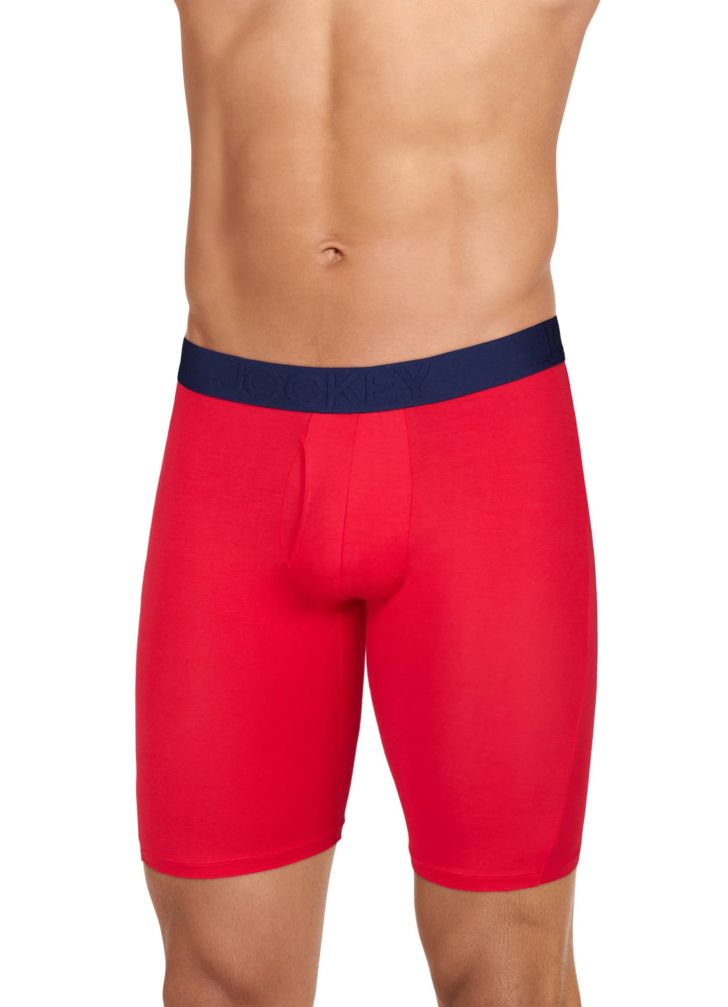 Jockey Men's Active Ultra Soft Modal 9" Long Leg Boxer Brief