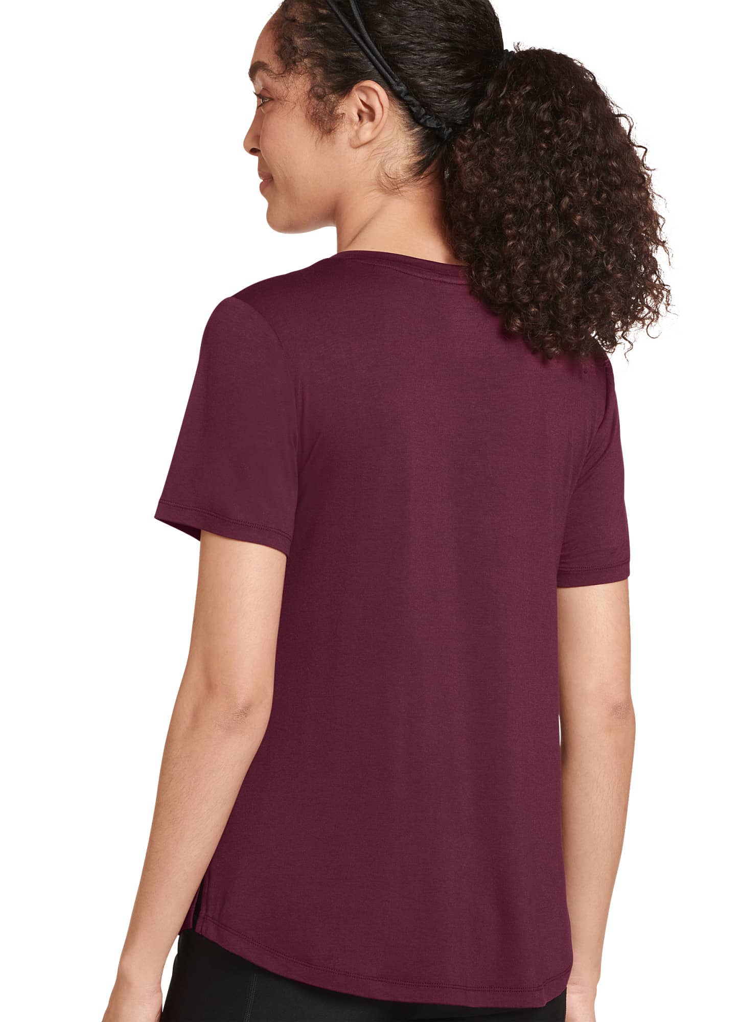 Jockey Women's Stretch Knit V-Neck Tee with Side Slits – Contino