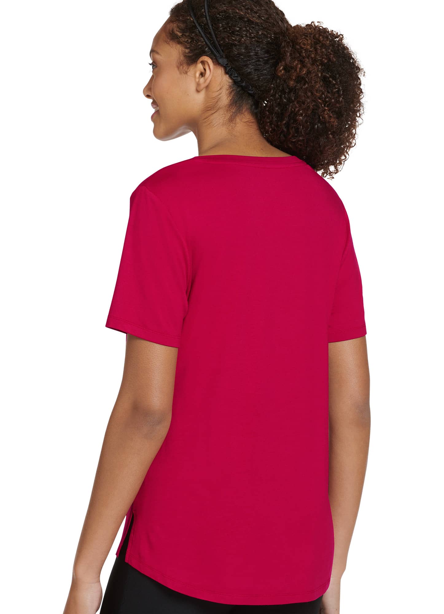 Jockey® Stretch Knit V-Neck Tee with Side Slits