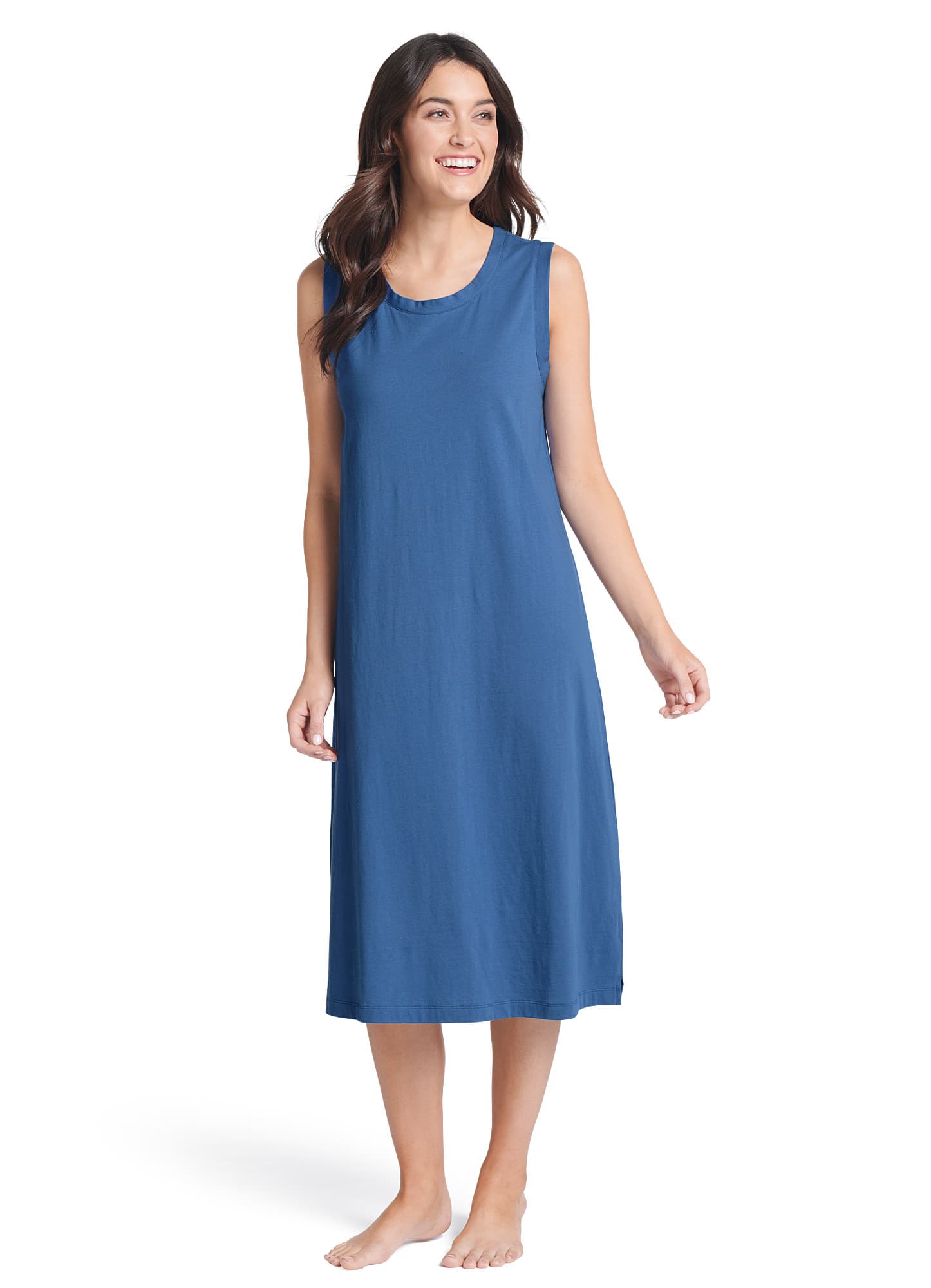 Jockey Women's Everyday Essentials 100% Cotton Tank Sleep Dress